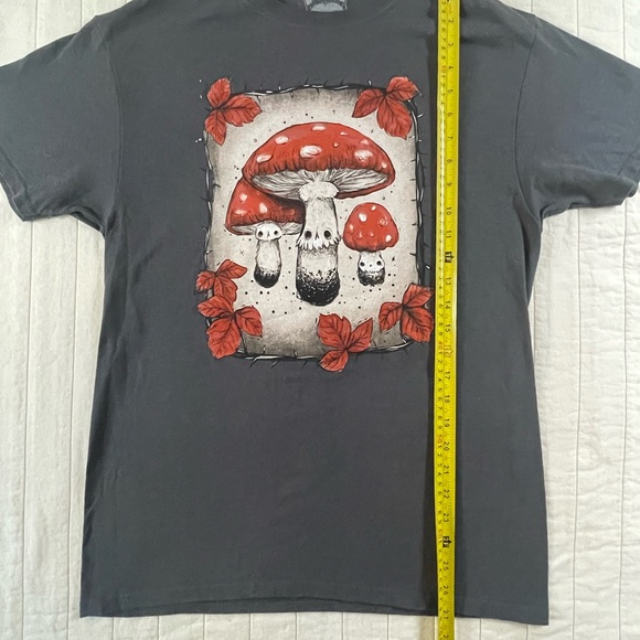 Stephanie Bayles Mushroom Art Cotton Shirt Medium - Picture 5 of 6